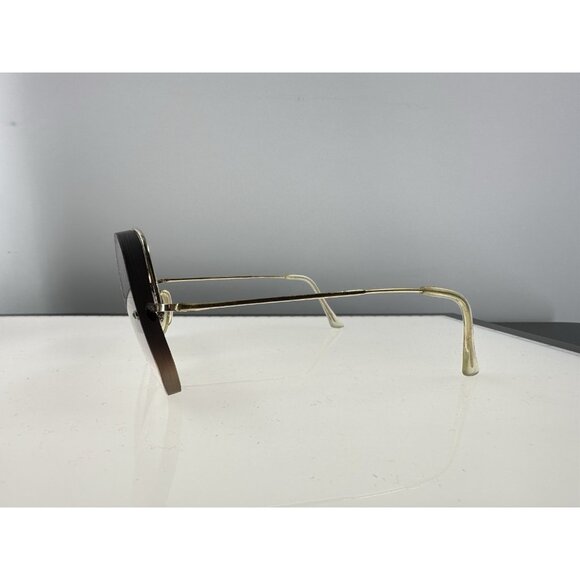 Vintage Half Rim ArtCraft USA Eyeglasses Frames In Goldtone 140-60-15 (C5-02) main image 10